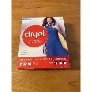 Dryel At-Home Dry Cleaner Starter Kit – 2 Loads | Safe for Delicates & Wool New